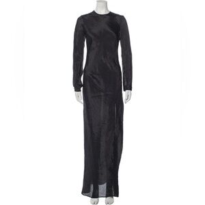 SIR the label size small (1) black long sleeve maxi gown dress new with tags